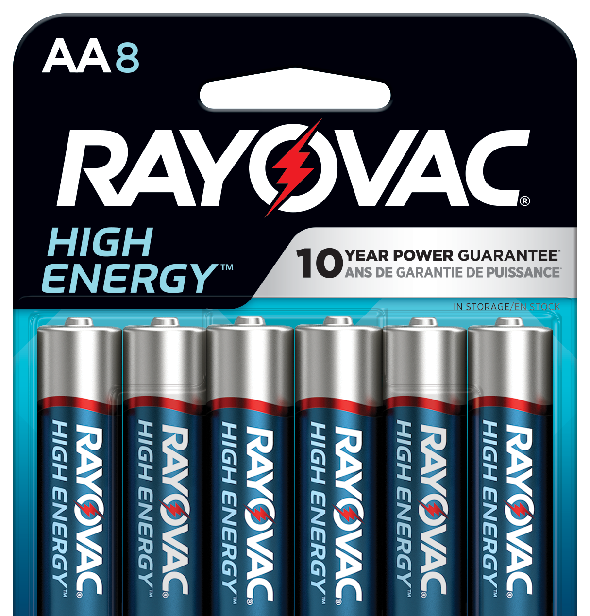 RAYOVAC High Energy AA Batteries